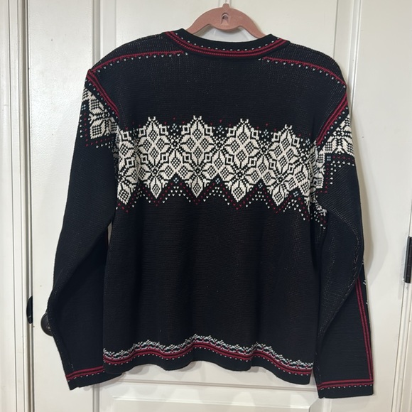 HANNA ANDERSSON NORDIC FAIR ISLE QUARTER ZIP SWEATER LARGE - Picture 8 of 8